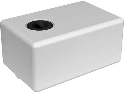 Емкость прямоугольная 50л, арт.: ЭВП 50, цвет: белый, код: 21555