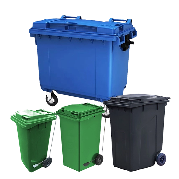 Пластиковые мусорные контейнеры — современная альтернатива металлическим аналогам