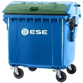 Евроконтейнер ESE 1100 л c круглой крышкой Lid-in-Lid 