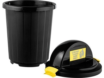 Бак 105л. с крышкой, с клапаном цв., арт. МБ-105 антрацит крышка-клапан, код: 28530