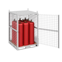 клеть для баллонов с пропаном 50 л на 16 баллонов (кдр-06) 1350х1350х1540 артикул 