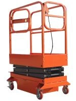Подъемник ножничный передвижной 240 кг 3/5 м TOR GTJY AC 220В сетевой