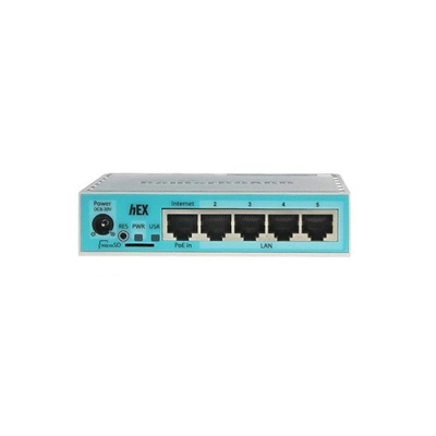 Маршрутизатор MikroTik hEX (RB750Gr3)