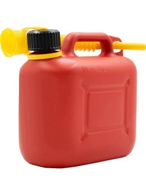 Пластиковая канистра 5 литров, арт. КП-ГСМ 5 красная, код: 17848