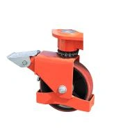 Поворотная опора с тормозом для поворотных колес для штабелеров SPN (в сборе с колесом)