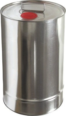 Барабан металлический 20 литров неокрашенный, арт. БМ 20 с ребром неокраш, код: 19034