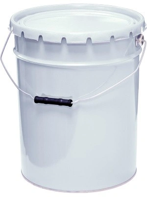 Ведро металл 20л. с крышкой-корона, с покрытием внутри, арт. ВМк 20б с покрытием (Б), код: 28129