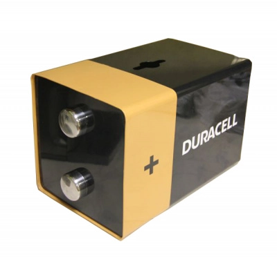 Урна для батареек Крона 385х240х250 мм с наклейкой