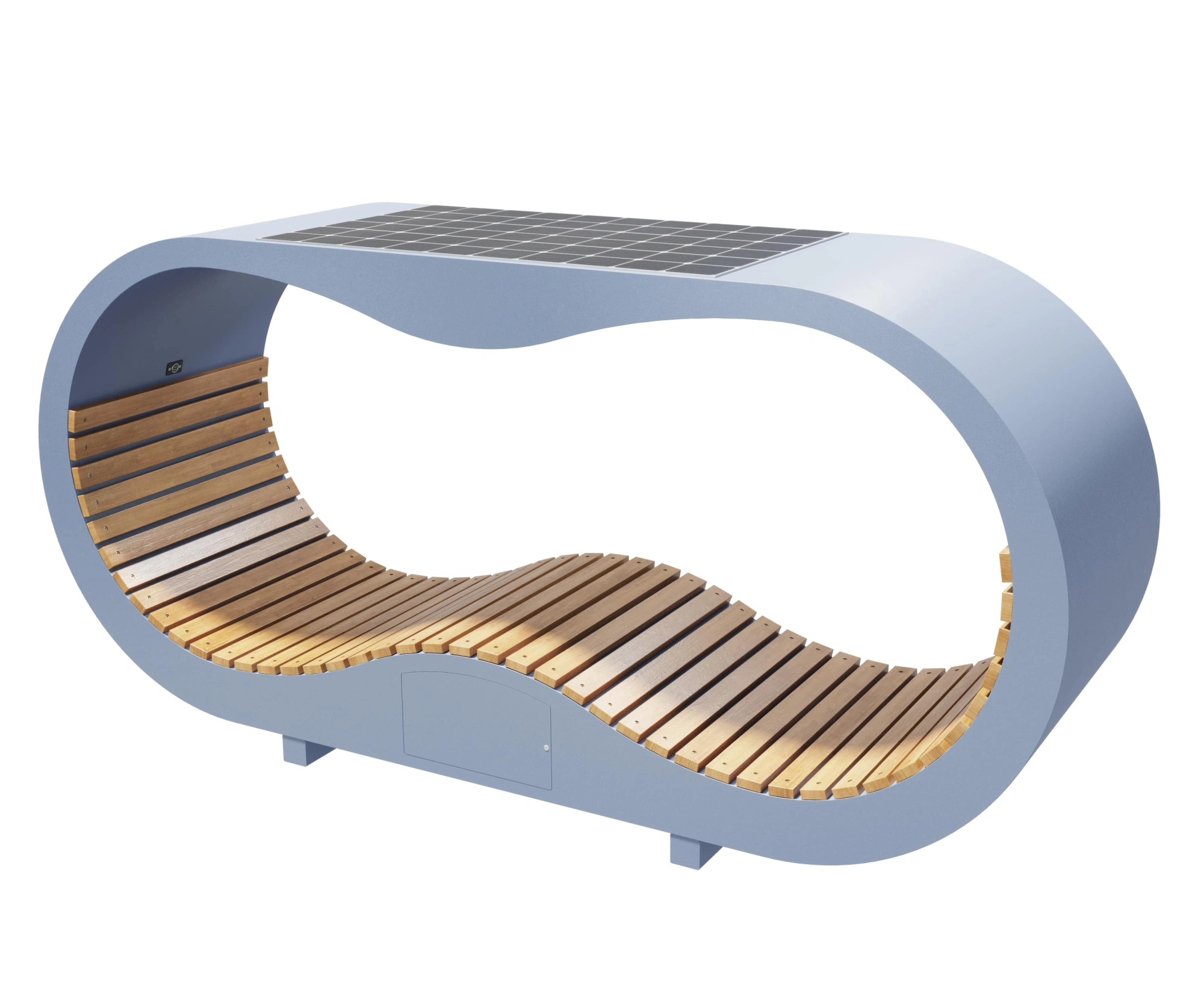 Умная скамейка Эко-портал Без солнечной панели