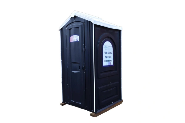 Туалетная кабина «Евростандарт Эконом» с деревянным поддоном 