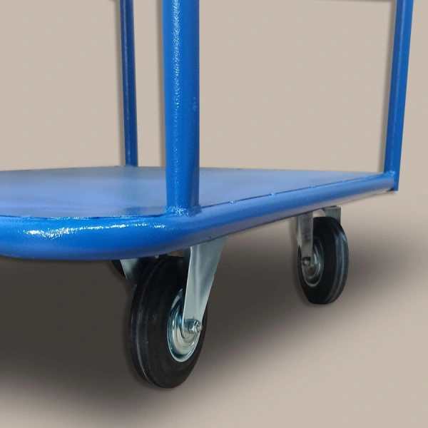 Тележка платформенная Стелла-техник КП-2-М-5-8-160-К, 2-х ярусная, 500х800 мм 