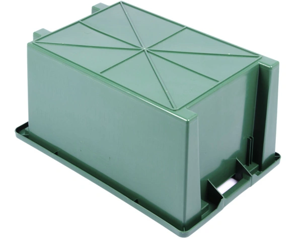 Пластиковый ящик 600х400х300 конусный сплошной