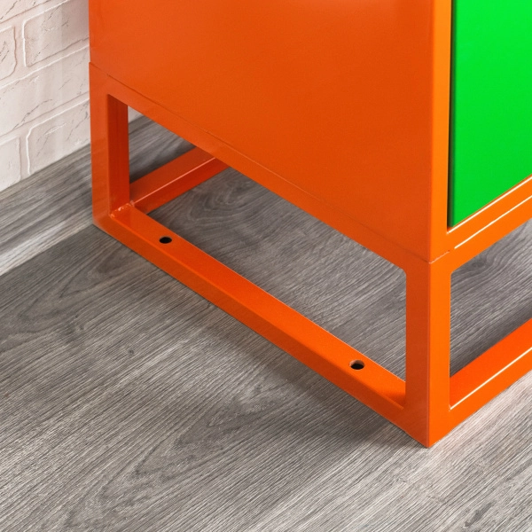 Контейнер для сбора, накопления и хранения отработанных энергосберегающих ламп и ртутных термометров  КЛБ-1 наклейка Батарейки