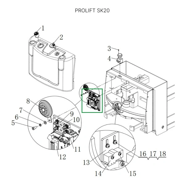 Контроллер Curtis для SK20
