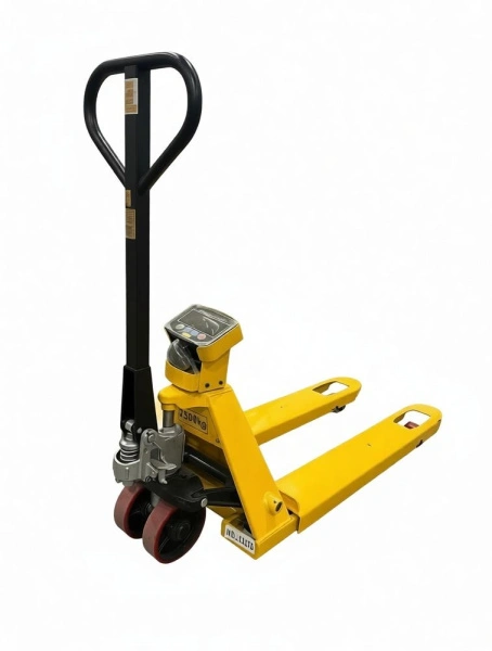 Тележка гидравлическая с весами 2000 кг 1150 мм полиуретановые колеса TOR AC-CW