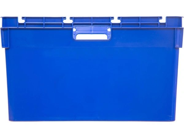 Ящик сплошной 600×400×340 мм, объем 60 л., арт.: 4-6434-1, синий, код: 25198