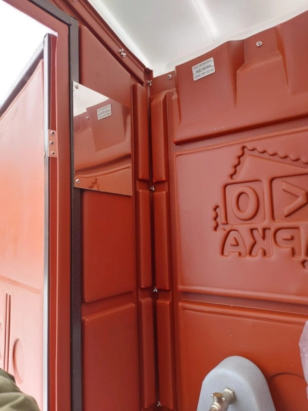 Туалетная кабина «ЛЮКС СТАНДАРТ МД» с пластиковым поддоном 