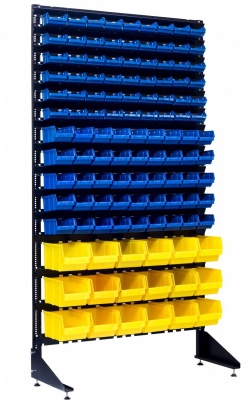 Стеллаж с пластиковыми ящиками 1801-6/5/3 S-G